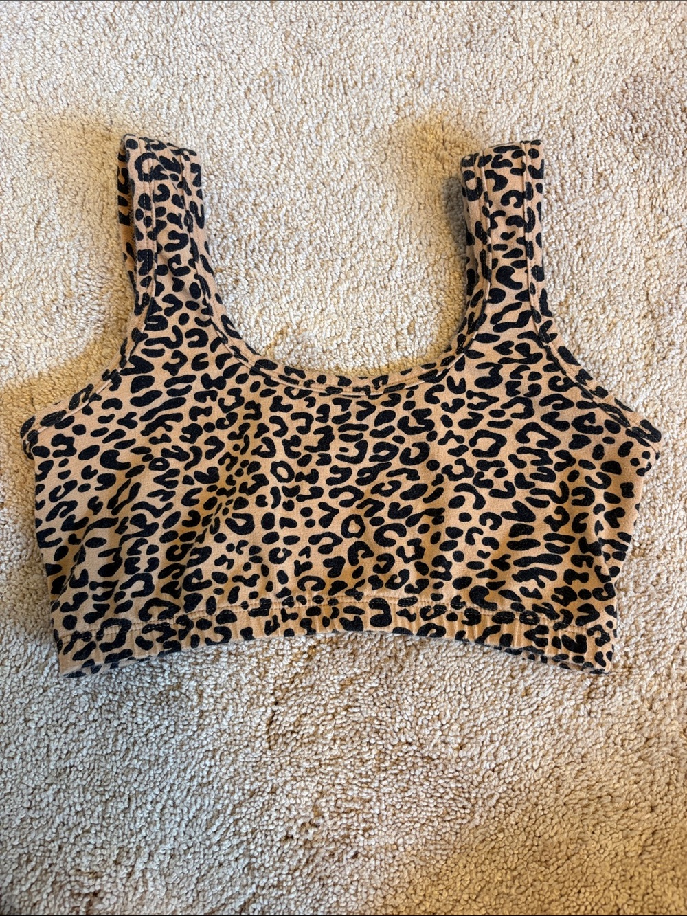 ARQ Wide Strap Bra, Size Medium, Leopard - Picture 1 of 2